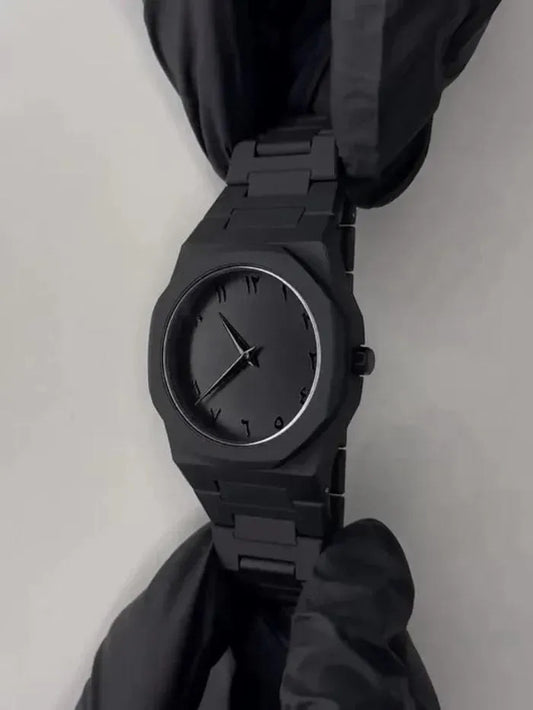 Aura Black Arabic Watch