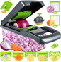 16-In-1 Multifunctional Vegetable Cutter & Slicer – Kitchen Tool With Interchangeable Blades